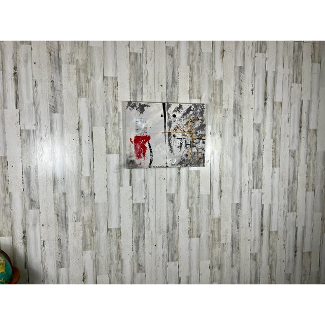 Heavy Texture Oil on Canvas For Sale - Image 9 of 10