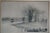 Antique William De La Montagne Cary Signed Cows Riverscape Etching 26" For Sale - Image 4 of 10