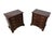 2000 - 2009 Vintage Henkel Harris 2007 Mahogany Bachelor Chest Nightstands - Set of 2 For Sale - Image 5 of 10