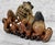 Chinese Antique 9" Traditional Chinese Soapstone Foo Dog & Cubs Sculpture For Sale - Image 3 of 10