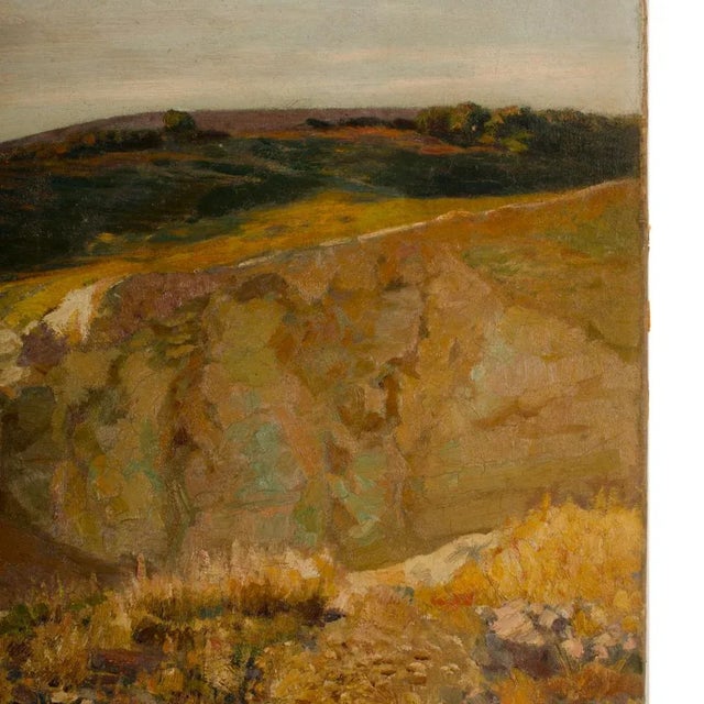 Claude Firmin (French, 1864 - 1944) "Rolling Hills" Painting. For Sale - Image 11 of 13
