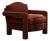 Cinnamon Velvet Elio Chair by Ceraudo For Sale