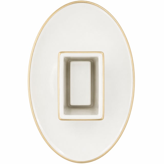 Vintage the Plaza Hotel Nyc Ceramic Ashtray Matchbook Holder For Sale - Image 4 of 8