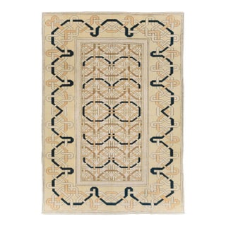 Galerie Shabab Collection Mid-20th Century Turkish Anatolian Art Deco Style Accent Rug For Sale