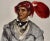 Portraiture Tah-Chee, Cherokee Chief: A 19th C. Folioisized Hand-Colored McKenney & Hall Lithograph For Sale - Image 3 of 5