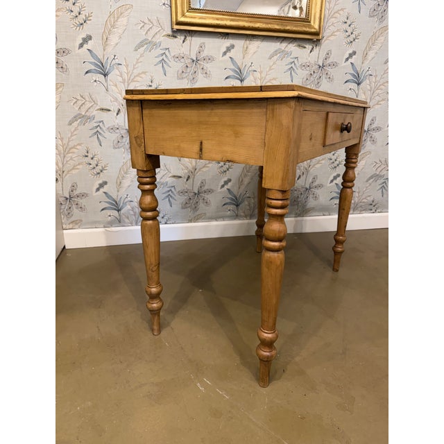 19th Century English Pine Table / Desk For Sale In Nashville - Image 6 of 11