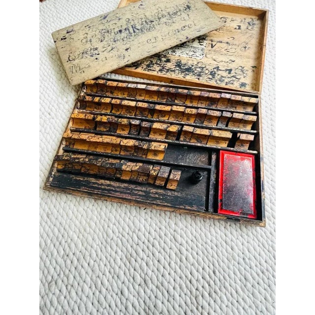 Antique Stamp Set For Sale - Image 3 of 16