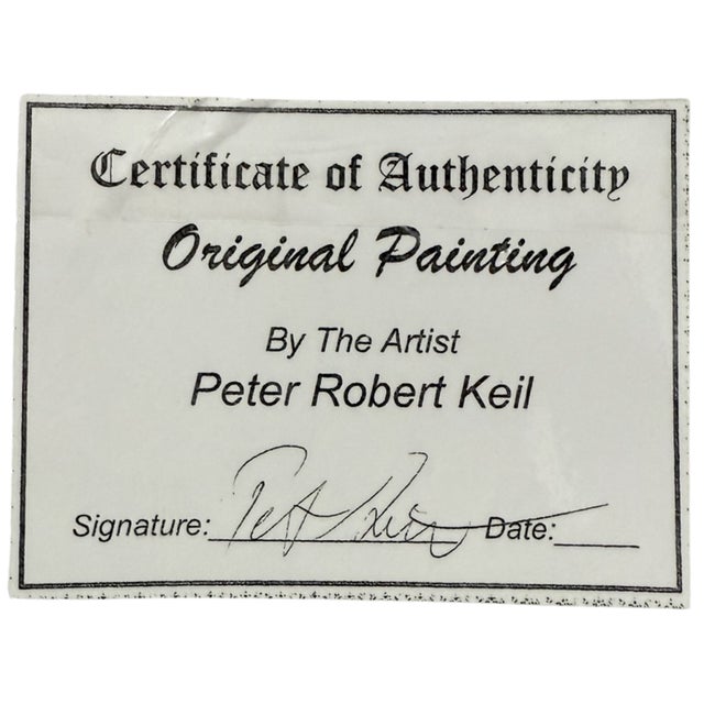 Abstract Contemporary “My Friend” Peter Keil Original Mixed Media Portrait Painting 24" X 36" For Sale - Image 3 of 7