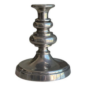 Godinger Silver-Tone Turned Candlestick Holder