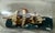 Vintage Handmade Nautical Wood Sail Ship Boat in Glass Bottle Model Sculpture For Sale - Image 10 of 14