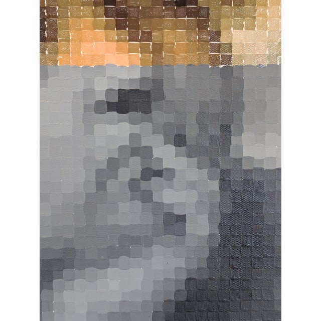Francisco Vital "Raphael Botticelli. 'Cherubs Virgin Mary'" Contemporary Pixel Figure Painting, 2021 For Sale - Image 9 of 10