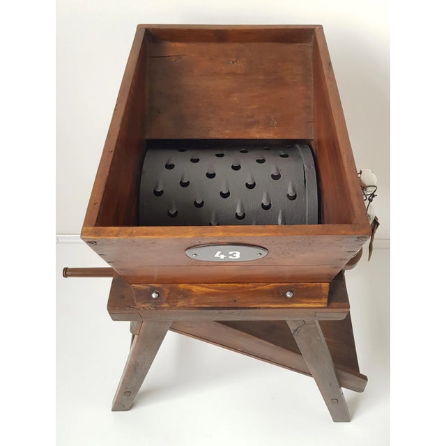 Brown Antique Beetroot Shredder Stand, 1910s For Sale - Image 8 of 10