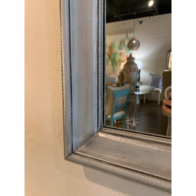 Mid-Century Modern Vintage Mirror With Painted Frame For Sale - Image 3 of 4