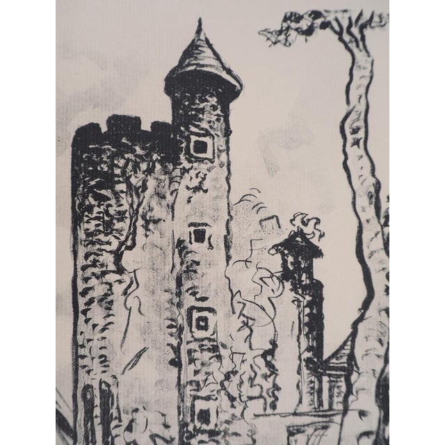 Lucien Mainssieux, Rome, Arch of Constantine, Etching in Colors, 1949 For Sale - Image 4 of 6