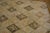 1930s Beige Cream Trellis-Lattice Folk Art Antique American Hooked Small Rug For Sale - Image 11 of 15