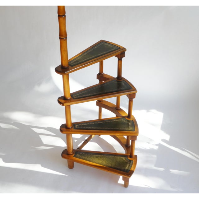 Victorian Wooden Library Staircase, 1960s For Sale - Image 11 of 11