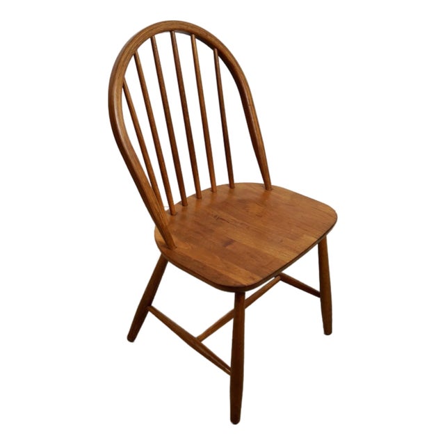 1970’s Mid-Century Danish Modern Teak Windsor Chair For Sale