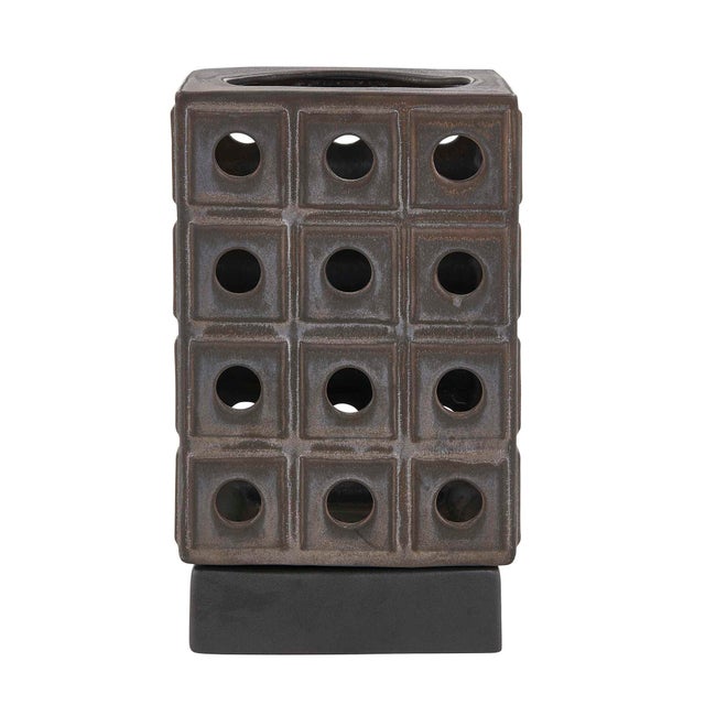 Kenneth Ludwig Chicago Lattice Indoor-Outdoor Lantern Candleholder For Sale - Image 4 of 7