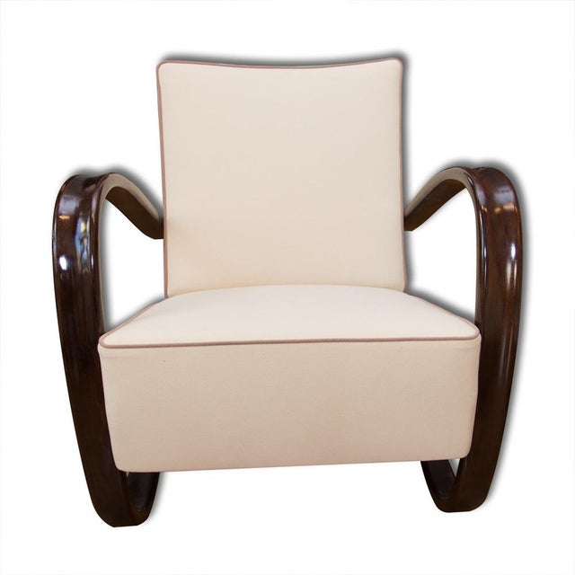 H-269 Lounge Armchairs by Jindrich Halabala for UP Zavody, 1930s, Set of 2 For Sale - Image 9 of 13