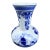 Vintage Hand-Painted Delft Blue Bud Vase, Windmill Motif, Pattern 528 For Sale