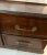 19th Century Vintage Mahogany Drapery Shop Drawers & Brass Hardware For Sale - Image 4 of 13