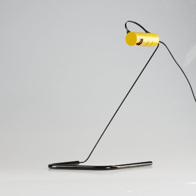Metal Slalom Table Lamp by Vico Magistretti for Oluce, 1981 For Sale - Image 7 of 8