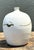 White Vintage Original Raku Studio Pottery Vase For Sale - Image 8 of 12