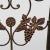 Late 20th Century Openwork Sculptural Grape Cluster Wall Mirror For Sale - Image 4 of 6