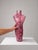 Mid-Century Modern Vintage Pink Murano-Style Art Glass Female Torso Vase For Sale - Image 3 of 6