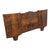 Wood Art Deco Headboard & Footboard in Walnut and Walnut Root, 1940s, Set of 2 For Sale - Image 7 of 12