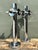 Vintage Polished Chrome Lamps After Sonneman - A Pair For Sale - Image 10 of 12