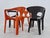 Mid-Century Stackable Chairs by Henry Massonnet, France, 1972, Set of 5 For Sale - Image 10 of 16