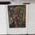 Black Large Vintage Cubist Expressionist Oil Painting Signed For Sale - Image 8 of 10
