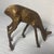 Metal Vintage Mid-Century Solid Brass Grazing Deer/Fawn Figurine With Intricate Details For Sale - Image 7 of 11