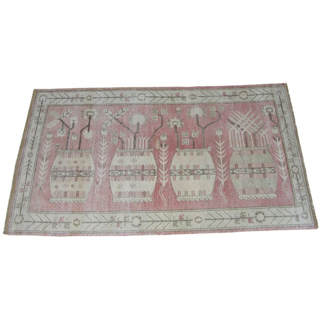 19th Century 19th Century Tribal Khotan Samarkand Rug For Sale - Image 5 of 5