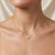 Contemporary Ethiopian Opal Heart Necklace | October Birthstone Necklace | Dainty Chain Link Minimalist Necklace For Sale - Image 3 of 3