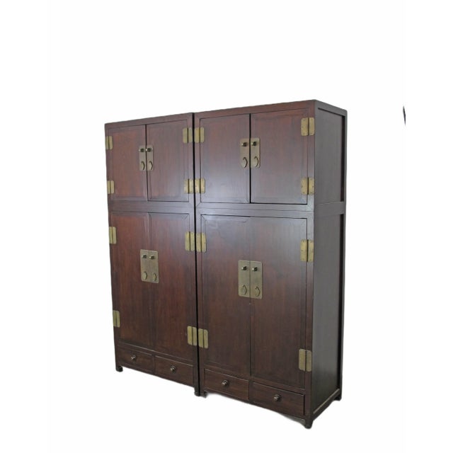 Pair Antique Tianjin Cabinet For Sale - Image 4 of 6