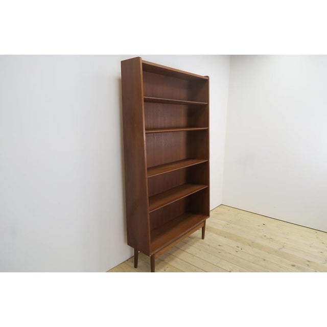 2000 - 2009 Mid-Century Teak Bookcase by Johannes Sorth, Denmark, 1960s For Sale - Image 5 of 9