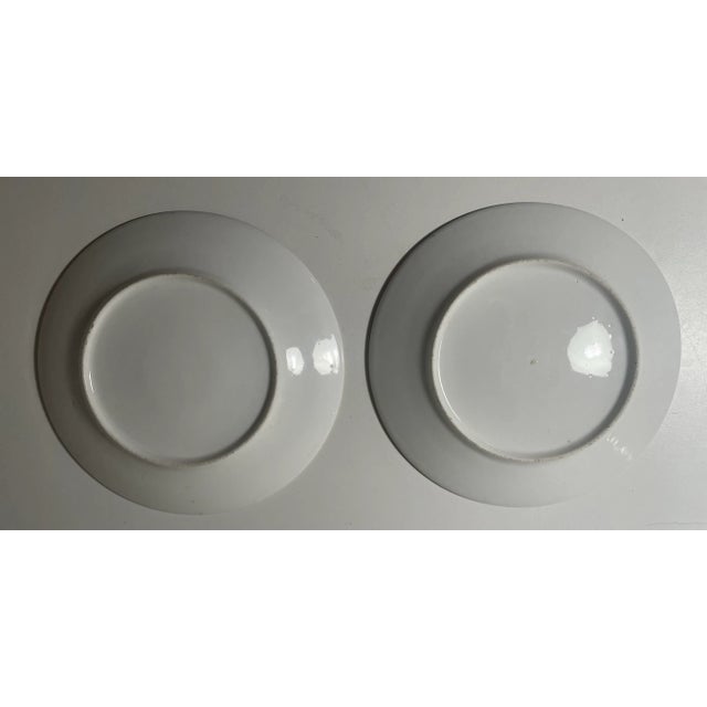 Antique 18th Century Plates French Louis XVI Spring Cornflowers- Set of 8 For Sale - Image 4 of 10