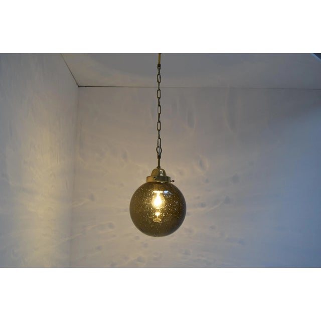 Metal Mid-Century Pendant Lamp from Kamenicky Senov, 1960s For Sale - Image 7 of 13