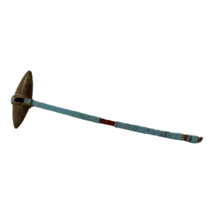 Native American, Western Great Plains Ceremonial Beaded War Club Circa 1900