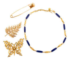 Trifari Gold-Tone Metal Jewelry, 4 Pieces