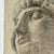 Antique 19th Century French Academic Study of a Greek Bust, Signed (Charcoal on Woven Paper) A 19th century French...