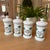 Set of 4 Antique Porcelain Apothecary Jars With Hand Painted Palm Tree and Serpent Decoration For Sale - Image 12 of 12