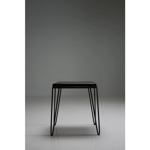 A. Bueno de Mesquita SPURS period: 1950s origin: The Netherlands dimensions: 42 x 37 x 37 cm material: metal, faux leather...