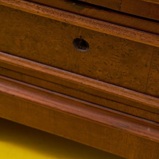 Antique Bookcase with Cut Glass For Sale - Image 5 of 16