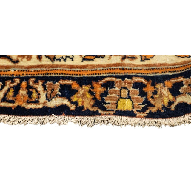 Textile Antique Haji Jalili Tabriz Rug 4'6'' x 5'6'' For Sale - Image 7 of 12