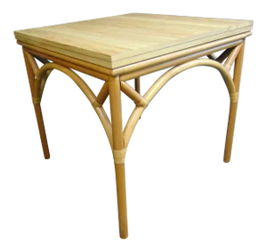 Mid Century Modern Rattan Dining Table