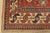 Kazak Rug 4′ X 5’4” Red Wool Tribal Hand-Knotted Oriental Carpet For Sale - Image 9 of 12