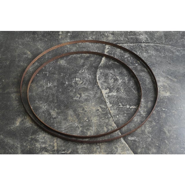 Old Japanese Iron Ring / Circa 20th Century / Wall Hanging Object For Sale - Image 13 of 15